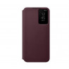 Samsung Flip case Clear View for Samsung Galaxy S22+ Burgundy