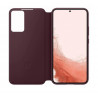 Samsung Flip case Clear View for Samsung Galaxy S22+ Burgundy